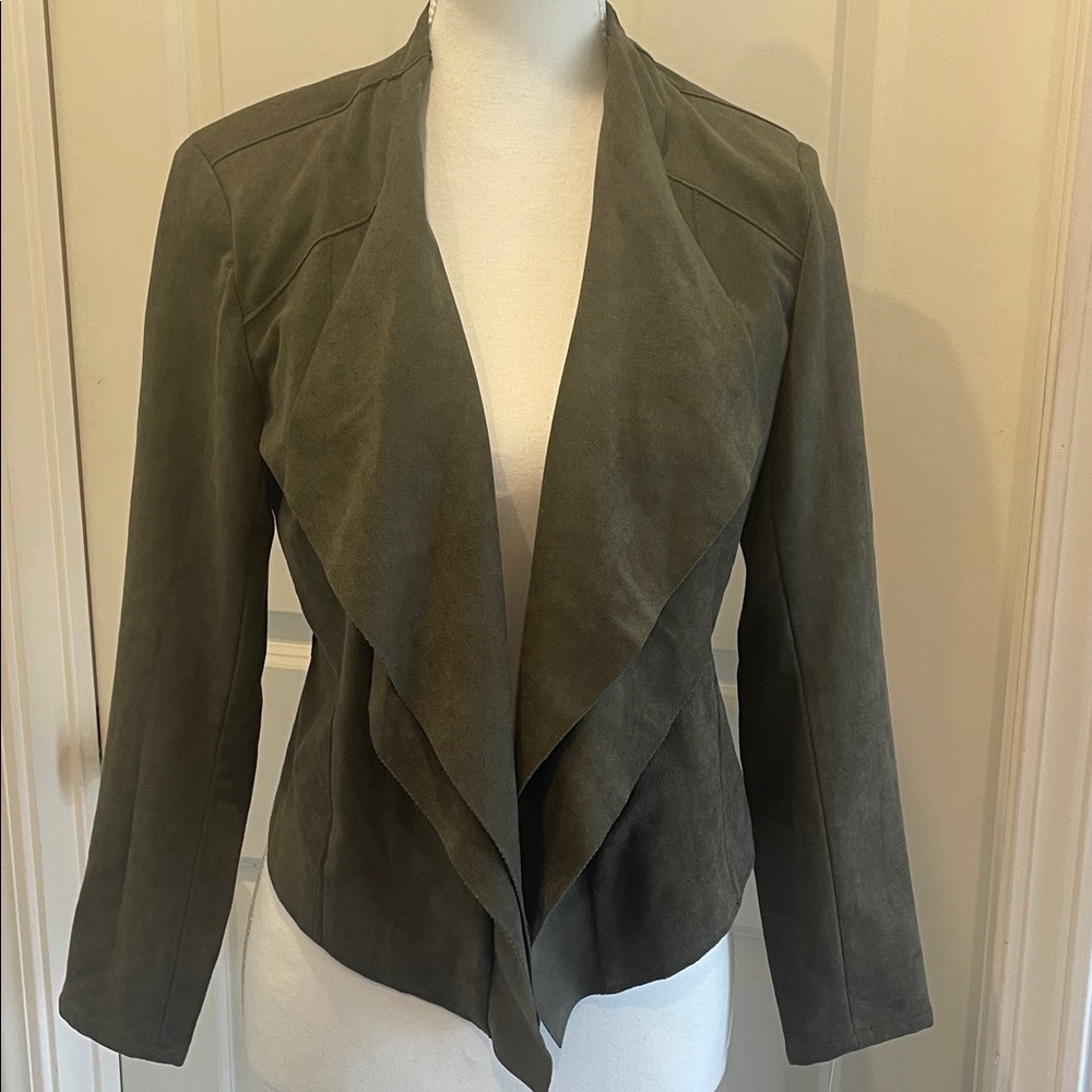 Blank NYC Olive Draped Blazer